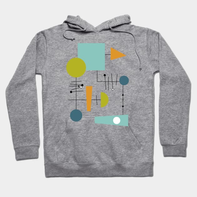 Flowchart Mid Century Modern Hoodie by OrchardBerry